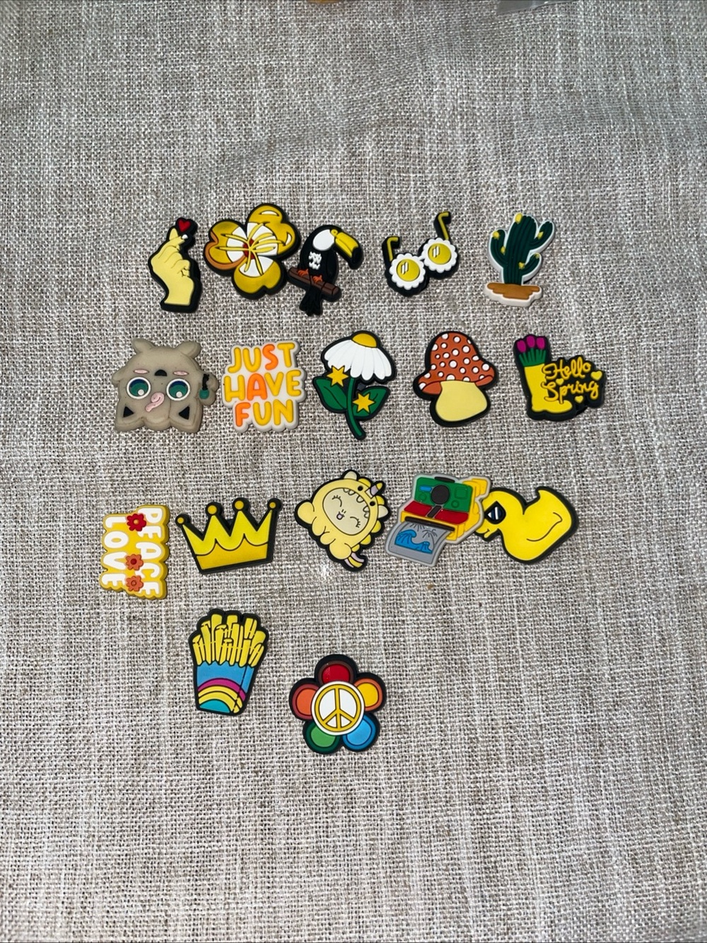 Lot of 17 Jibbets for Crocs Shoes Charms Jibitz  NWOT